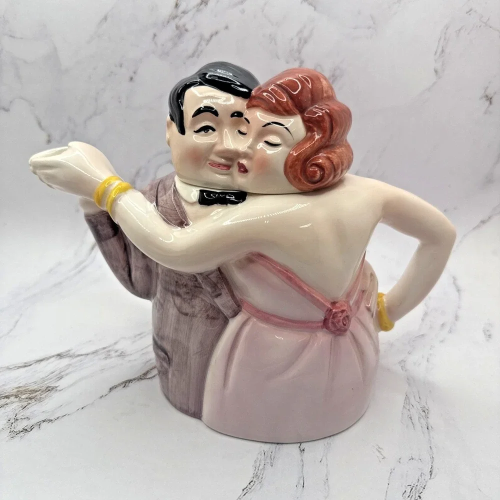 Vintage Dept 56 Teatime Tango No. 5 Teapot 1988 Japan 7